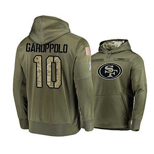 Nike 49ers 10 Jimmy Garoppolo 2019 Salute To Service Stitched Hooded Sweatshirt,We sell and wholesale Nike 49ers 10 Jimmy Garoppolo 2019 Salute To Service Stitched Hooded Sweatshirt on line form chian!